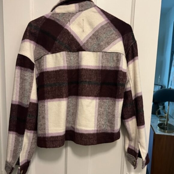 Ashley by 26 international plaid flannel Jacket - Picture 5 of 6